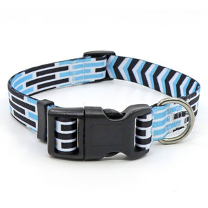 Colliers pour chien à motif géométrique tendance, fermeture à boucle réglable, matériau en nylon, petite race, style toutes saisons - Product Image 3