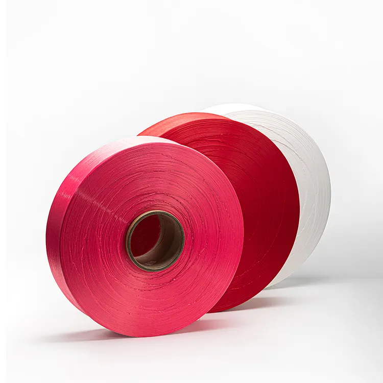 En çok satan en kaliteli polyester fdy iplik 75D36F polyester POY filament siyah kaplı iplik