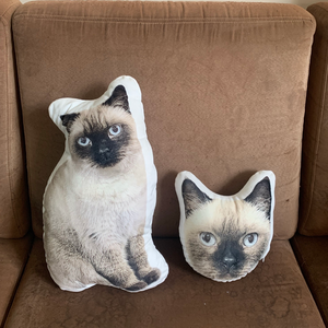 Tùy Chỉnh 3D In Pet Gối Đệm Lông Cừu Sang Trọng Cat Dog Shape Gối Pet Thiết Kế Đệm Gối Quà Tặng Mới Lạ - Product Image 2
