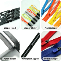 Reiß verschluss Nylon Custom ized Hochwertiger, strap azier fähiger Nylon-Reiß verschluss mit kurzem Reiß verschluss für Hosen