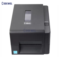 Printer Barcode Thermal Transfer Desktop TE244 203 DPI dengan Konektivitas USB Printer Label Kode Batang untuk TSC
