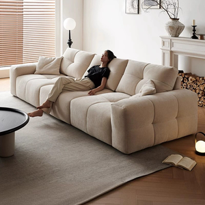 गर्म प्रवृत्ति मॉड्यूलर पिक्सेल प्रेरित चेनेल सोफे टोस्ट सिल्हूट चल बैकरेस्ट एडजस्टेबल लिविंग रूम सीटिंग सिस्टम - Product Image 1