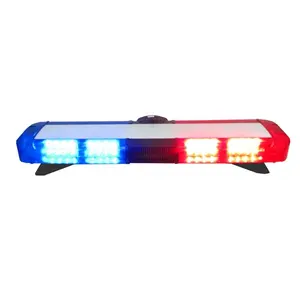 Faro estroboscópico led para coche, luz de emergencia de advertencia de tamaño completo de 120cm, rojo, azul, ámbar y blanco, barTBD-GA-8508H