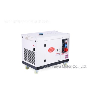Groupe électrogène diesel auto-démarreur 10 kW pour usage industriel, super silencieux, de secours, 12 V 50/60 Hz 230 V 400 V 480 V 220 V 110 V - Product Image 4