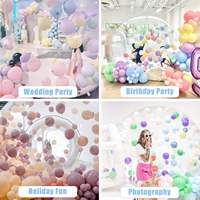 Maison de ballons de fête pour enfants dôme d'igloo en cristal gonflable clair géant maison de ballons à bulles gonflables transparents