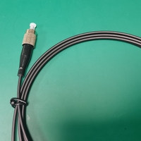 Cordon de brassage fibre optique noir POF FC-SC pour équipement industriel