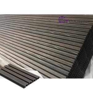 Co-extrusion Contemporary Weatherproof Modern Wall Panel Wpc Cladding For Outdoor Decoration