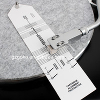 GOKA, gran oferta, R36D LP disco de vinilo, tocadiscos, prueba de velocidad, comprobador de disco, transportador de alineación de cartucho blanco PP