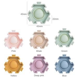 Customized Design Bubble Sensory Fidget Toys Fun Dishwashable Stress Relief Set <strong>Pop</strong> Sensation Food Grade Silicone <strong>Push</strong> <strong>Pop</strong> for - Product Image 4
