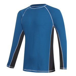 Wholesale UPF 50+ Summer Sun protection Clothing <b>Surf</b> Outdoor Manufacturer Custom Quick Drying Long Sleeve for Men Rash Guard - Product Image 2