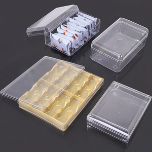 Sunshing nóng bán vuông tráng miệng hộp rõ ràng kẹo nhựa thực phẩm Biscuit đóng gói Hộp Snack Tiramisu bánh ngọt Biscuit hộp - Product Image 1