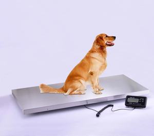 Balance au sol numérique pour animaux de compagnie à grande plate-forme Balance à plate-forme manuelle Balance électronique vétérinaire - Product Image 1