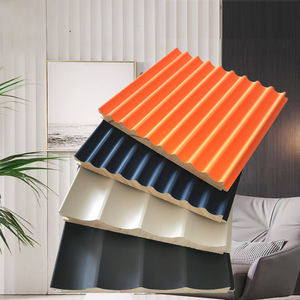 Panel <span class=keywords><strong>de</strong></span> pared <span class=keywords><strong>de</strong></span> rejilla giratoria sólida Wpc paneles <span class=keywords><strong>de</strong></span> pared <span class=keywords><strong>de</strong></span> Wpc sólidos 2300x150x18mm decoración <span class=keywords><strong>de</strong></span> fachada decoración interior - Product Image 5