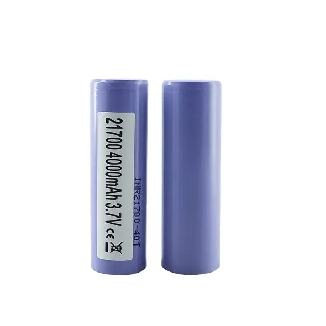 High Capacity Lithium Ion 21700 Battery Inr21700-40T 4000Mah Battery Cell