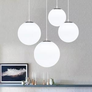 Lampe suspendue moderne en verre avec boule à bulles, blanc, lustre en verre opale, <span class=keywords><strong>abat</strong></span>-<span class=keywords><strong>jour</strong></span> Globe pour salon et chambre à coucher - Product Image 6