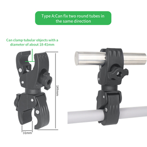 Multi-Functional Double Super Clip <b>Bracket</b> for GoPro 11 10 9 Bike Selfie Stick Camera Accessory - Product Image 4