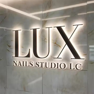 Insegna Luminosa 3D in Acrilico Personalizzata, Lettere Retroilluminate per Logo Aziendale, Ristorante, Edificio, Tetto, Centro Commerciale - Product Image 1