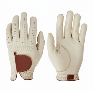 Gants de golf en peau de mouton de qualité supérieure pour hommes Nouvelle mode Gants respirants à doigts entiers entièrement personnalisables Prix bon marché pour le sport - Product Image 1