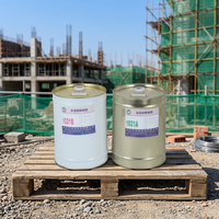 Colle transparente à base de polyuréthane bicomposant, émulsion à solvant, adhésif sec à haute teneur en solides, formant un film