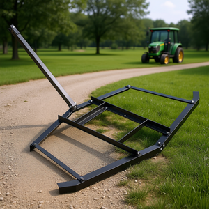Herse de traînage réglable en acier Q235 de 66 pouces pour tracteurs de pelouse et équipements de jardin - Product Image 2