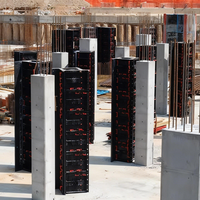 Coffrage en plastique réutilisable pour mur, colonne, béton, moule pour pilier en béton