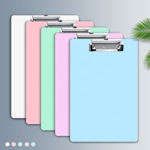 Prevalent Morandi Color <strong>Clipboard</strong> <strong>Folders</strong> Custom Logo Plastic Waterproof Sturdy <strong>Folder</strong> for School - Product Image 6