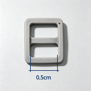 <b>Plastic</b> Tri-Glide <b>Slide</b> Buckle Adjustable Webbing Strap Keeper Slider for Backpack Bag Belt Garment Accessories - Product Image 4