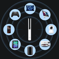 Point d'accès sans fil extérieur double bande CF-EW82 1300M IEEE 802.11ac avec antenne à gain élevé, anti-interférence et couverture longue portée