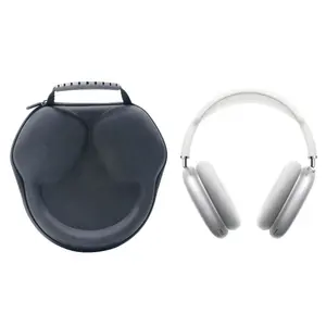 Bolsa para auriculares AirPods Max, bolsa de almacenamiento para auriculares Eva, funda para auriculares portátil, bolsa con cremallera