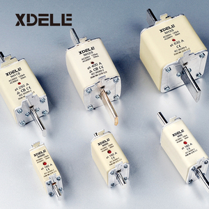 NH1 GG chuỗi cầu chì bán dẫn HRC 400A với đầu nối cầu chì gốm ac500/690 Volt cầu chì điện tử điện áp thấp - Product Image 5