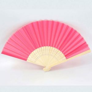 Gold Hand Fan Elegant Bamboo Crafts Design for <b>Cooling</b> and Decoration - Product Image 2