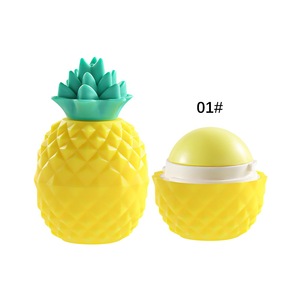 Baume à <span class=keywords><strong>lèvres</strong></span> OEM ODM en forme d'ananas mignon, hydratant naturel multicolore, soin réparateur longue durée, cosmétique personnalisé avec logo - Product Image 6