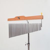 Harp Chimes Stand Percussion Instrument Music Wind Chimes Height Adjustable 36 Tone Bar Chimes
