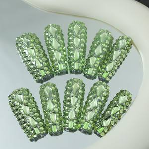 Presse à Offre Spéciale sur ongles <span class=keywords><strong>grossiste</strong></span> 100% ongles en acrylique faits à la main prix usine style personnalisé en gros - Product Image 6