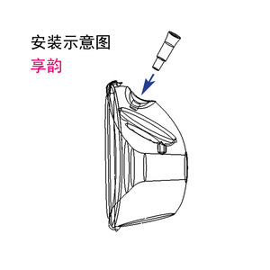 Adaptateur de sac à lait pour tire-lait, type conique, sans BPA, en polypropylène PP JT-03 - Product Image 2