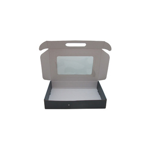 Corrugated cardboard paper wedding gift box packaging durable boxes with window
