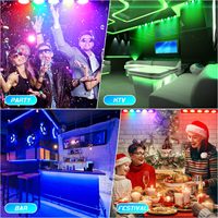Professionnel 60W RGBW 4 en 1 COB LED Matrix Wall Washer Light Uplight Stage Lights pour Party Wedding Bar pour éclairage de scène