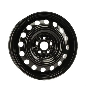 High Quality 16 Inch 5x100 Black Auto Steel Wheels Rim - Product Image 3