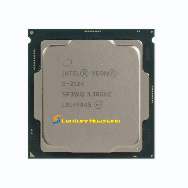 INTEL XEON E-2124 SR3WQ 3.3GHZ 71W LGA 1151 Socket Support Ram DDR4 2666MHz