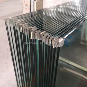 Shandong safety clear 6mm 8mm 12mm toughened glass