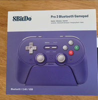 Control Inalámbrico 8BitDo Pro 3 BT para PC y NS, Joysticks TMR Programables, Botones Traseros Pro, Botones R4/L4