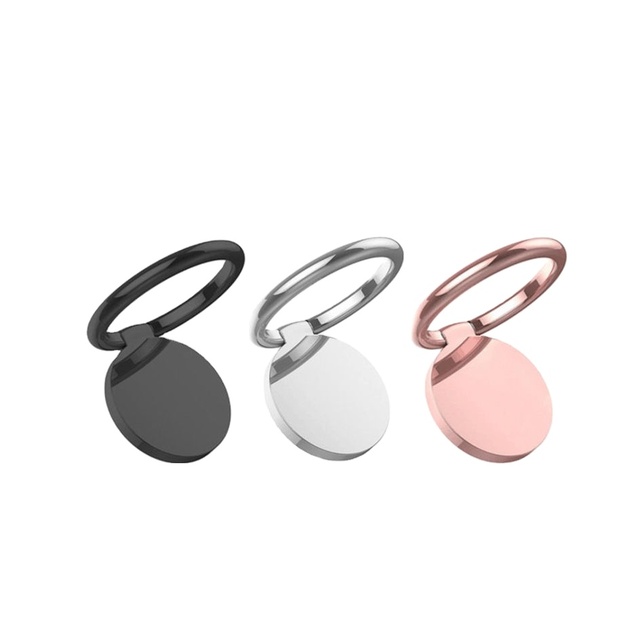 Custom Phone Metal Finger Ring Holder 360 Flexible Cell Phone Holder Luxury Phone Ring Holder for Gift Ready Stock