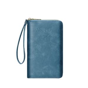 Nuevo Diseño, Porta Pasaportes de Gran Capacidad con Bloqueo RFID, Organizador de Viaje, Cartera con Cierre para Documentos, Tarjetas de Embarque - Product Image 4