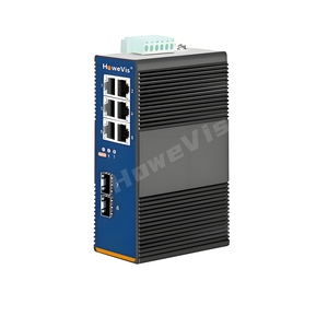 हॉवित्स का नया औद्योगिक ईथरनेट स्विच पोए 10/100/1000 मीटर बिट/एस दीन रेल नेटवर्क स्विचेस 6 rj45 पोर्ट और 2 sfp पोर्ट पोर्ट - Product Image 1