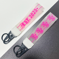 Lanière de poignet en PVC personnalisée porte-clés portefeuille porte-clés en silicone porte-clés à bracelet personnalisé avec pendentif