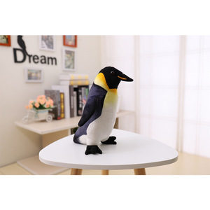 Peluche réaliste de pingouin roi, petite et grande taille, animal en peluche de pingouin empereur - Product Image 6