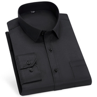Chemises de Ville en Sergé Homme 2025 de Haute Qualité, Vente en Gros Usine, Personnalisables Imprimées, Boutonnées, Manches Longues, Unies, Décontractées, Anti-Boulochage