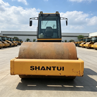 Compacteur routier vibrant d'occasion Shantui SR22M 22t à entraînement mécanique en stock