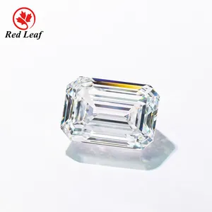 Redleaf lab diamonds Factory Wholesale 1CT 2CT 3CT 4CT 5CT CVD HPHT IGI Certified Loose Lab Grown Emerald Cut Diamond