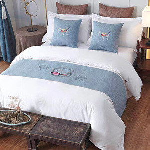 Set di Biancheria da Letto Ecologico in Cotone/Lino Stile Palazzo, <span class=keywords><strong>3</strong></span> <span class=keywords><strong>Pezzi</strong></span>, Grigio Scuro, Design Popolare 2024 - Product Image 2
